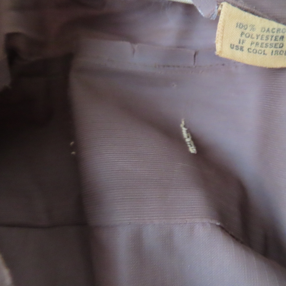 vintage unbranded shirt loop collar mother of pearl buttons 50s 60s - Picture 8 of 11